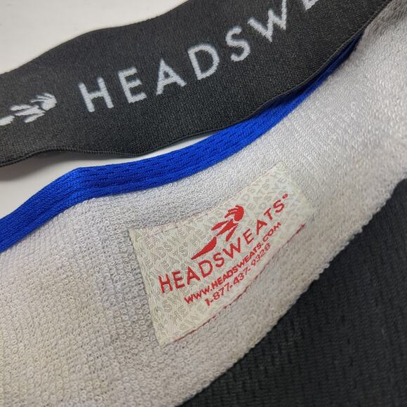 Cannon Logo Golf Sun Visor Cap Blue One Size Stretch Fit Embroidered Headsweats - Picture 9 of 10